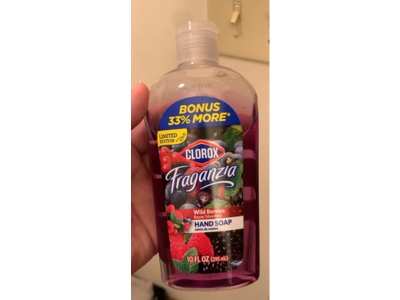 Clorox Hand Soap, Wild Berries, 10 fl oz/295 mL