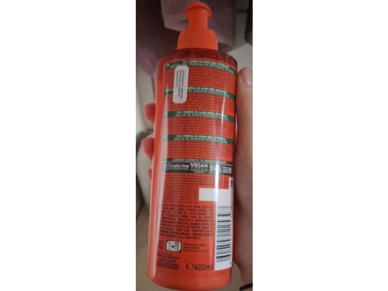 Garnier Fructis Sos Repair 10-In-1 Leave-In, Marula Oil, 400 mL