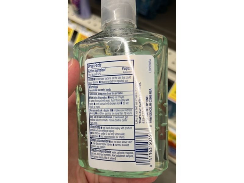 Equaline Moisturizing Hand Sanitizer, Aloe & Vitamin E, 8 fl oz/236 mL