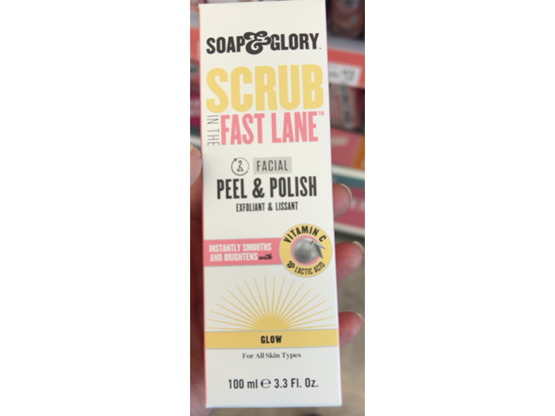 Soap & Glory Facial Peel & Polish, Glow, 3.3 fl oz/100 mL