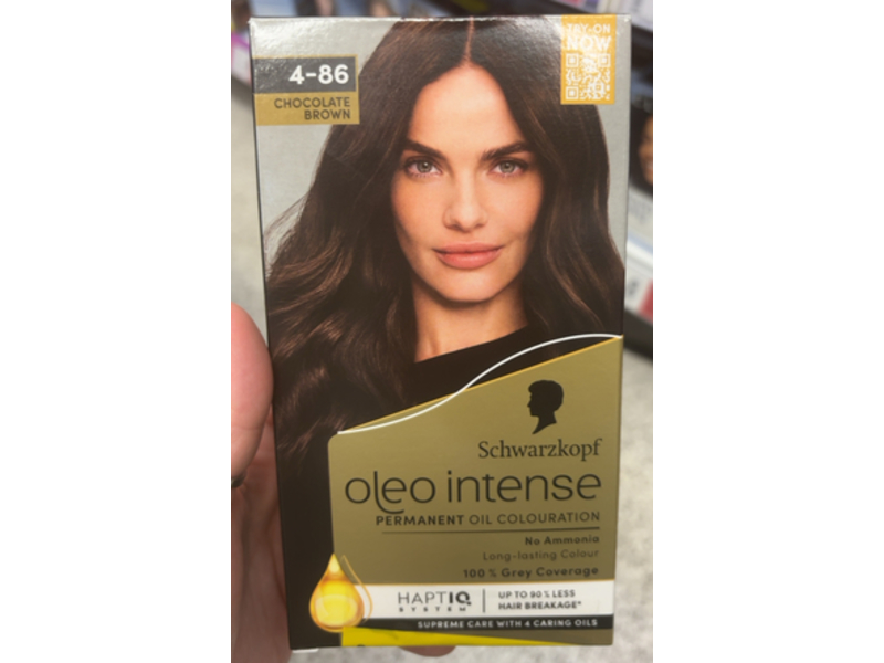 Schwarzkopf Oleo Intense Permanent Oil Colouration, 4-86 Chocolate Brown