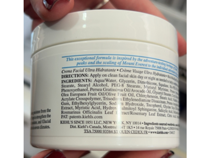 Kiehl's Ultra Facial Cream, Squalane & Glacial Glycoprotein
