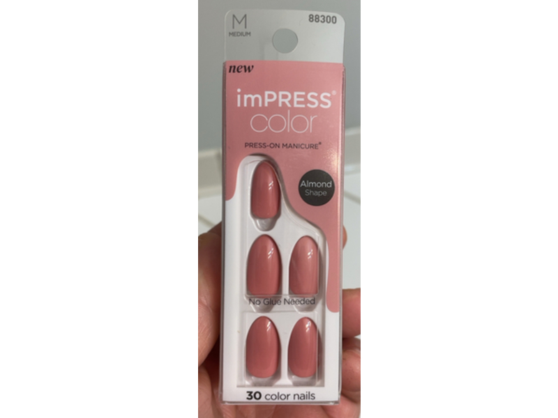 Impress Color Press-On Manicure Nails, Sweet Aroma, 30 Count