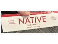 Native Fluoride Free Toothpaste, 4.1 fl oz/116 g - thumbnail 1