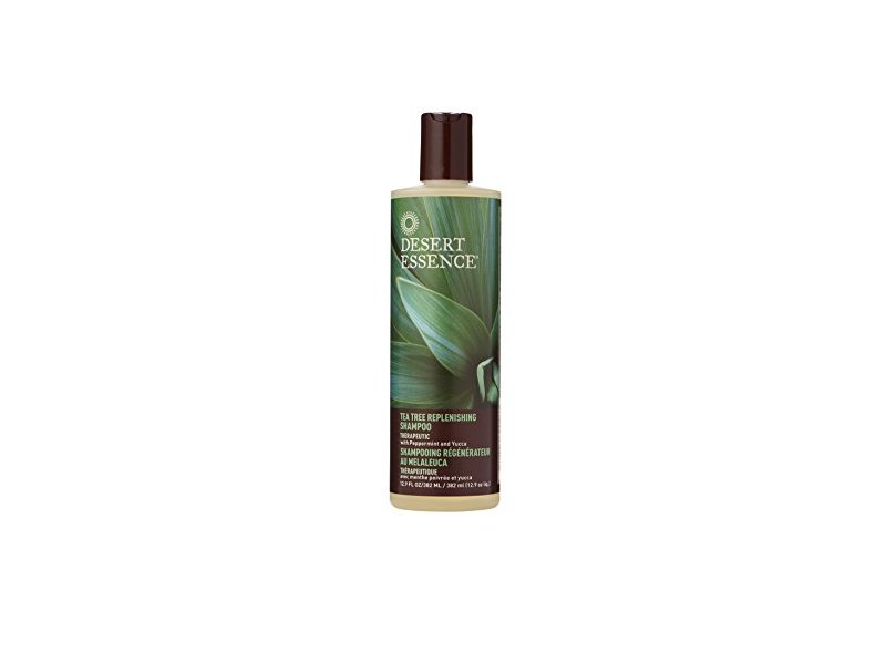 Desert Essence Tea Tree Replenishing Shampoo and Conditioner Bundle, Peppermint & Yucca, 12.7 fl oz/382 mL