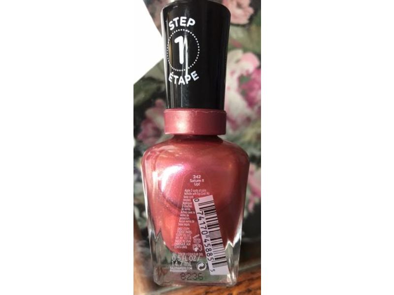 Sally Hansen Miracle Gel, 242 Saturn It Up!, 0.5 fl oz/14.7 mL