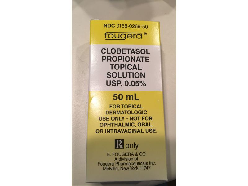Clobetasol Propionate Topical Solution USP, 0.05%, 50 mL, Fougera (RX)