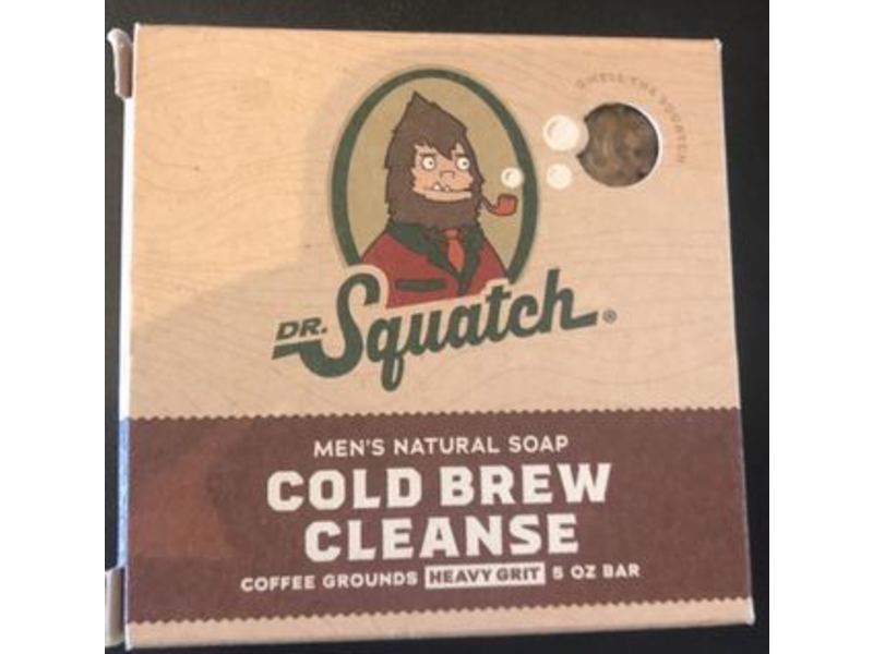 Dr. Squatch Men's Natural Soap, Cold Brew Cleanse, 5 oz