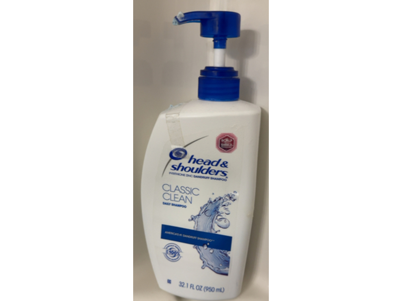 Head & Shoulders Classic Clean Daily Shampoo, 32.1 fl oz/950 mL, Pack Of 2