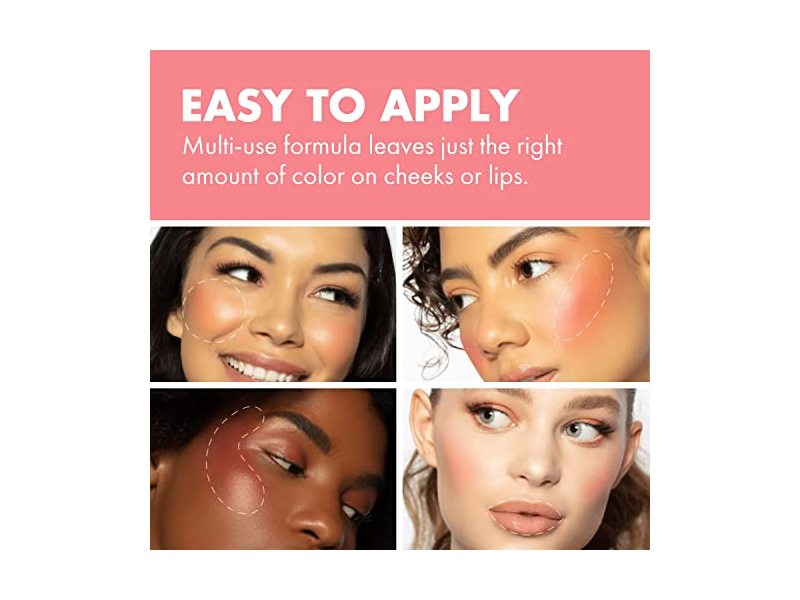 Milani Cheek Kiss Liquid Blush, 110 Nude Flush, 0.37 fl oz/10.8 mL