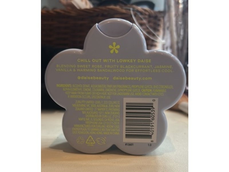Daise Lowkey Body Mist, Rose & Sandalwood, 3.38 fl oz/100 mL