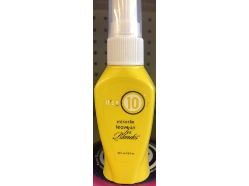 It's a 10 Miracle Leave-In Conditioner, Blondes, 2 fl oz/59.1 mL