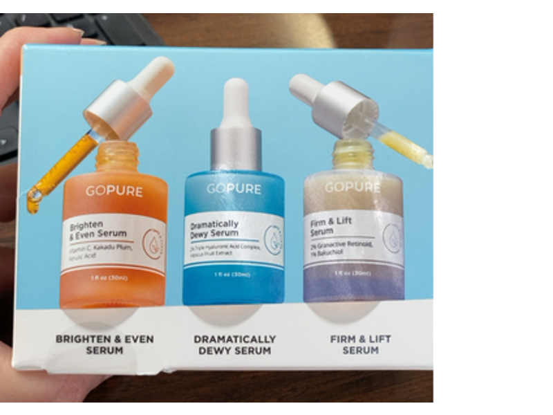 Gopure Power Serum Trio Set, 1 fl oz/30 mL