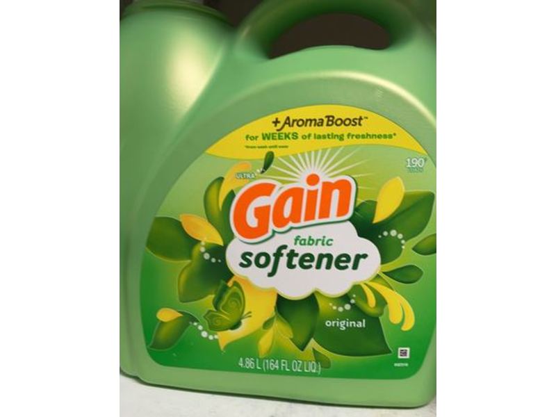 Gain Liquid Fabric Softener, Original Scent, 190 Loads, 164 fl oz