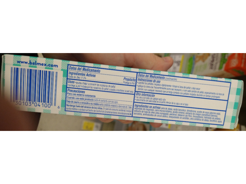 Balmex Diaper Rash Cream, Complete, Zinc Oxide, 4 oz/113 g