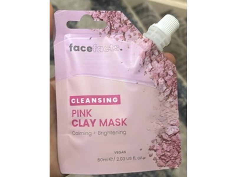 Face Facts Cleansing Pink Clay Mask, 2.03 fl oz/60 mL
