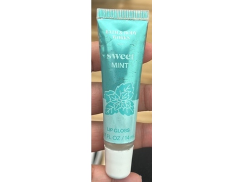 Bath & Body Works Lip Gloss, Sweet Mint, 0.47 fl oz/14 mL