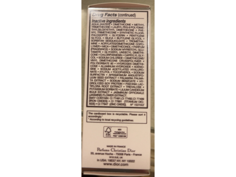 Dior Capture Totale Super Potent Serum Foundation, 2N, SPF 20, 1 fl oz/30 mL