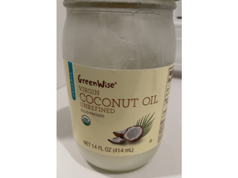 Greenwise Virgin Coconut Oil, 14 fl oz/414 mL
