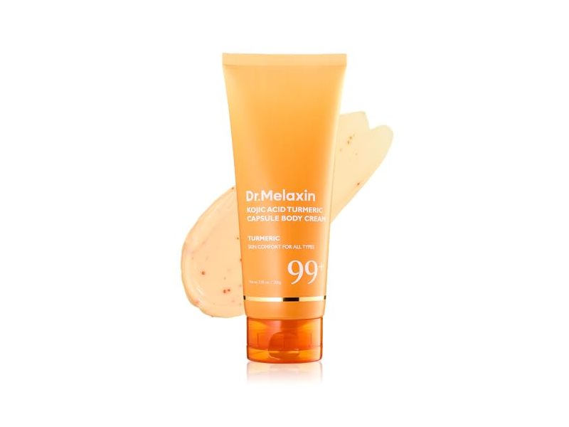 Dr.Melaxin Capsule Body Cream, Kojic Acid Turmeric, 7.05 oz/200 g
