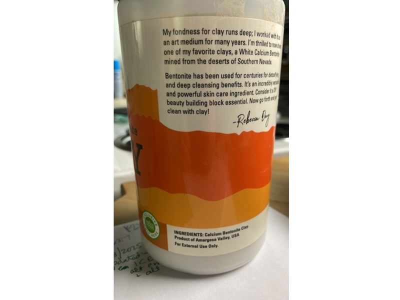 Soap Girl Sodium Bentonite Clay Face Mask, 32 oz/907 g