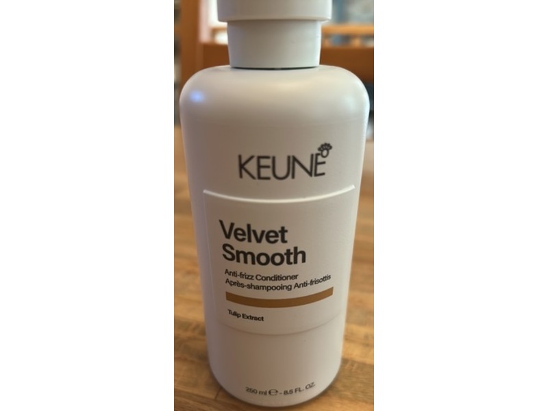 Keune Velvet Smooth Anti-frizz Conditioner, Tulip, 8.5 fl oz/250 mL