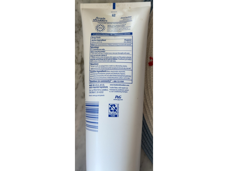 Head & Shoulders Hair & Scalp Conditioner, Shea Butter, 10.9 fl oz/325 mL