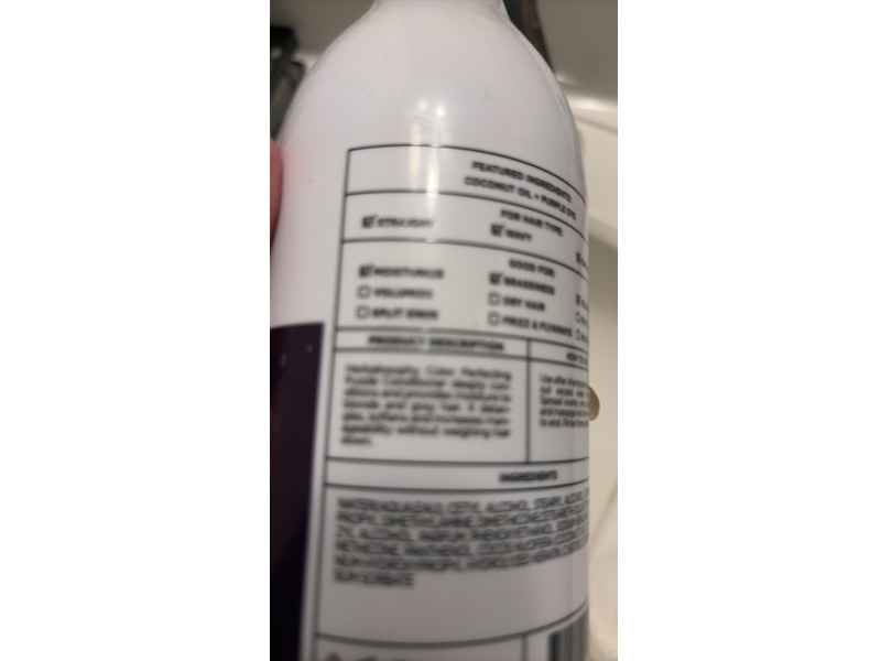 Herbalosophy Color Perfecting Purple Conditioner, 16.9 fl oz/500 mL, Pack Of 2