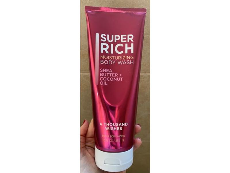 Bath Body Works Super Rich Moisturizing Body Wash, A Thousand Wishes, 10 fl oz/296 mL
