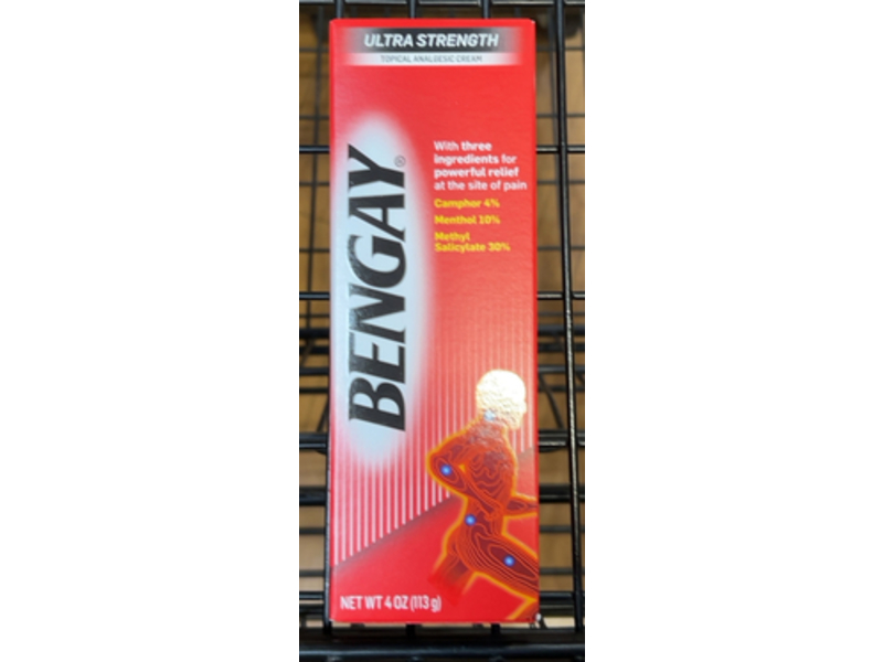 Bengay Ultra Strength Topical Analgesic Cream, 4 oz/113 g