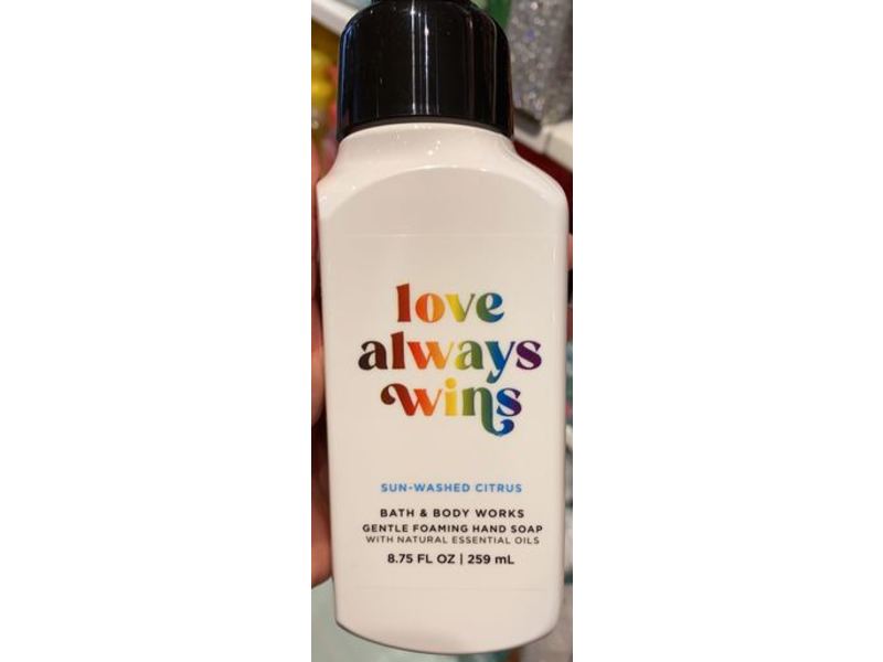 Bath & Body Works Love Always Win Gentle Foaming Hand Soap, Sun-Washed Citrus, 8.75 fl oz