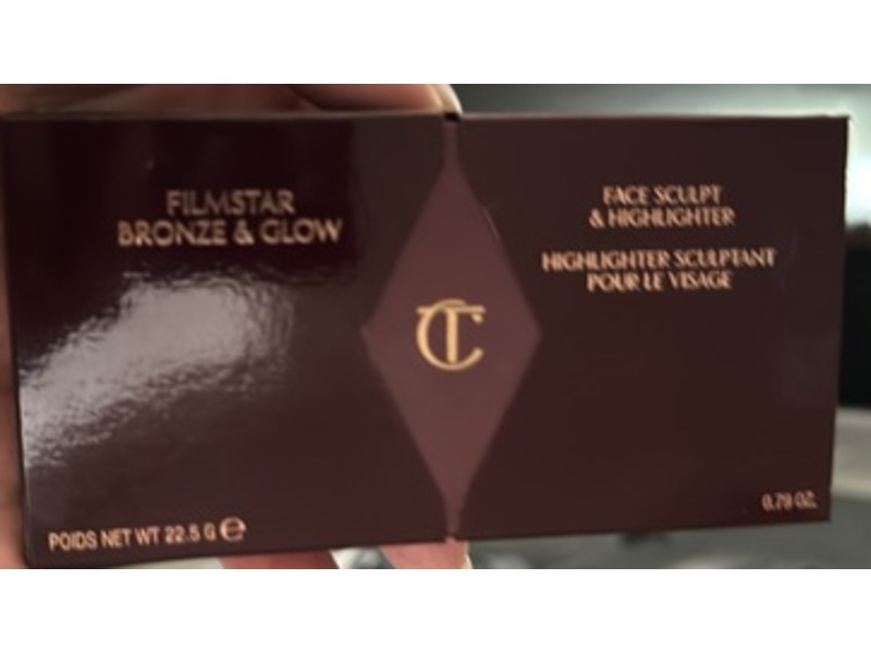 Charlotte Tilbury Filmstar Bronze & Glow Face Sculpt & Highlighter Duo, Light/Medium. 0.79 oz/22.5 g