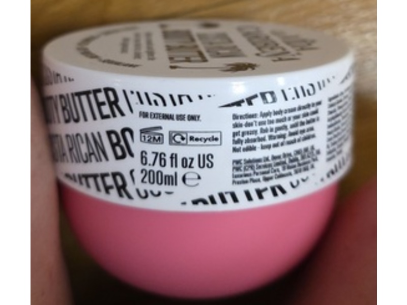 La Vida Caribena Costa Rican Booty Butter, 6.76 fl oz/200 mL