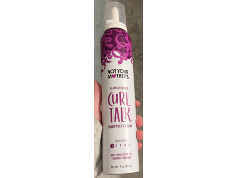 Not Your Mother's Curl Talk Whipped Cream, Light Hold 1, 7 oz/198 g