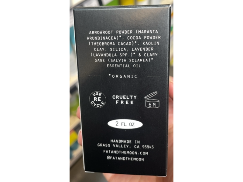 Fat & The Moon Dry Shampoo, Lavender & Cocoa, 2 fl oz