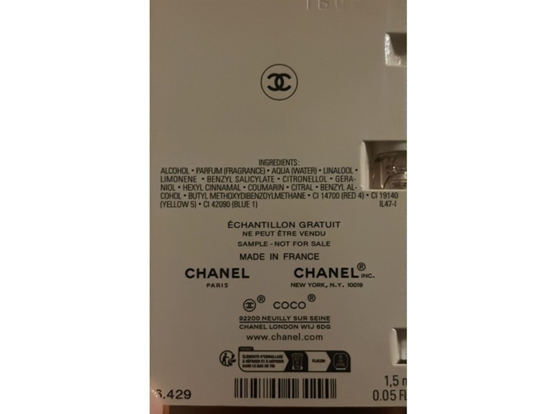 Chanel Coco Mademoiselle Eau De Parfum, 0.05 fl oz/1.5 mL