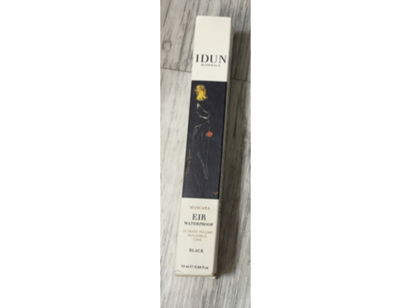 Idun Minerals Eir Waterproof Mascara, 006 Black, 0.34 oz/10 mL
