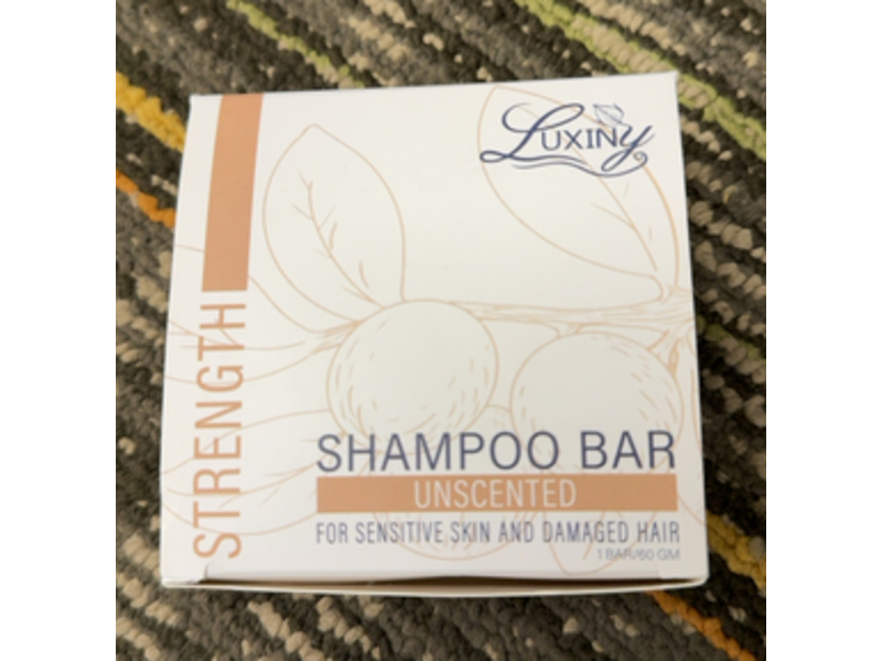 Luxiny Strength Shampoo Bar, Unscented, 60 g, 1 Count