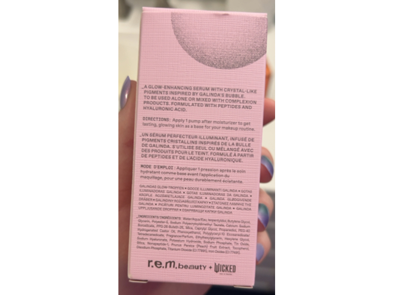 R.E.M. Beauty Wicked Galinda Glow Drops, 1.36 fl oz/40.3 mL