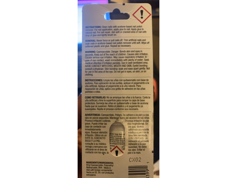 Kiss Brush-On Nail Glue, 0.17 fl oz/5 g