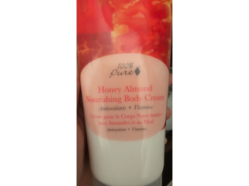 100% Pure Nourishing Body Cream, Honey Almond, 236 mL