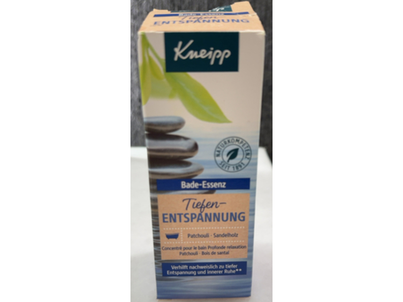 Kneipp Deep Relaxation Bath Essence, Patchouli, 3.38 fl oz/100 mL