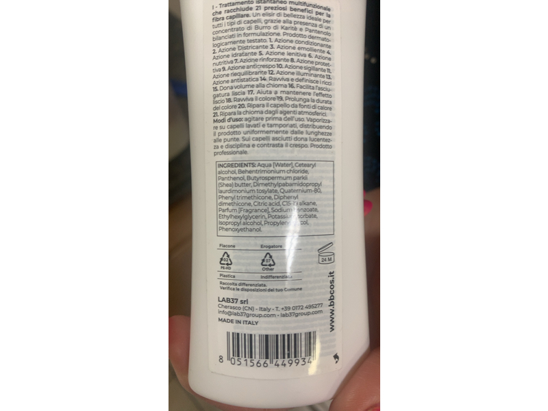 BBcos 21 Revival Leave-In Conditioner, 3.38 fl oz/100 mL