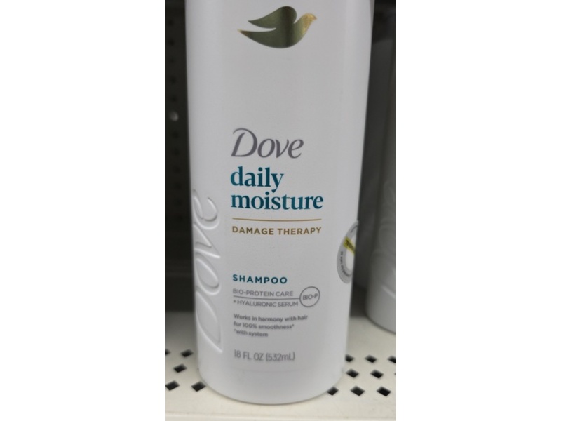 Dove Daily Moisture Damage Therapy Shampoo, 18 fl oz/532 mL