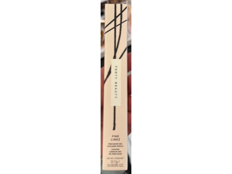 Fenty Beauty Fine Linez Precision Gel Eyeliner Pencil, 01 Cuz I’m Black, 0.0035 oz/0.1 g