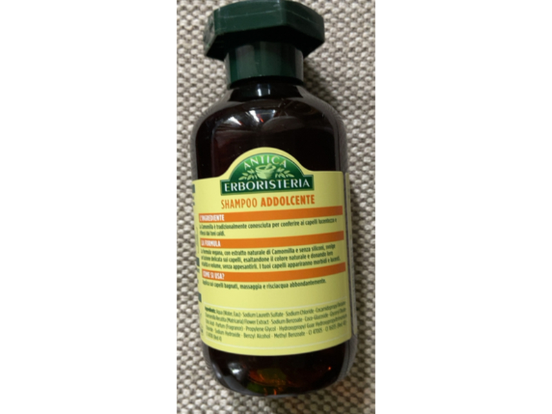 Antica Erboristeria Chamomile Shampoo Delicate Hair, Nuoro, 250 mL