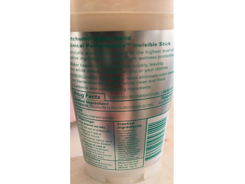 Mitchum Smart Solid Anti-Perspirant & Deodorant Powder, 2.5 oz/70 g