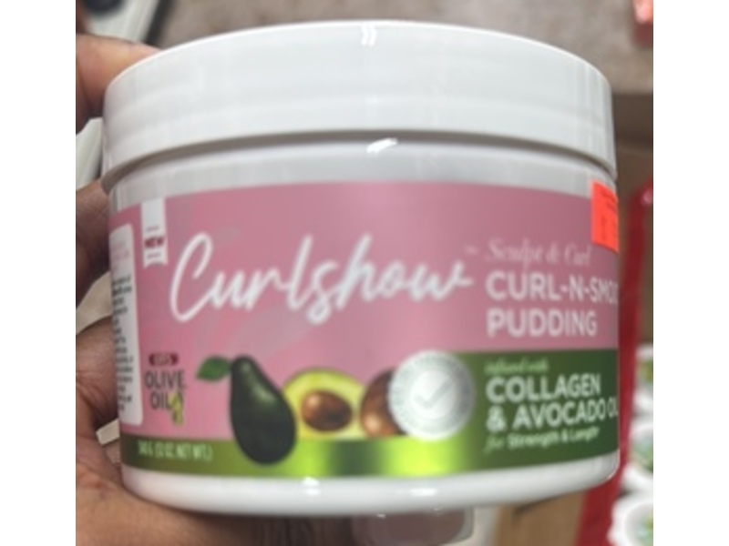 ORS Olive Oil Curlshow Curl N Smooth Pudding, Collagen & Avocado Oil, 12 oz/340 g