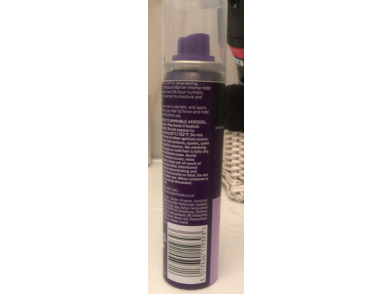 John Frieda Frizz Ease Moisture Barrier Intense Hold Hairspray, Keratin, 75 mL