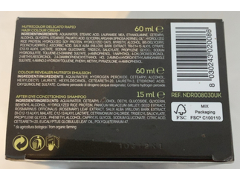 BioKap Permanent Hair Dye, Natural Light Blonde, 4.50 fl oz/135 mL